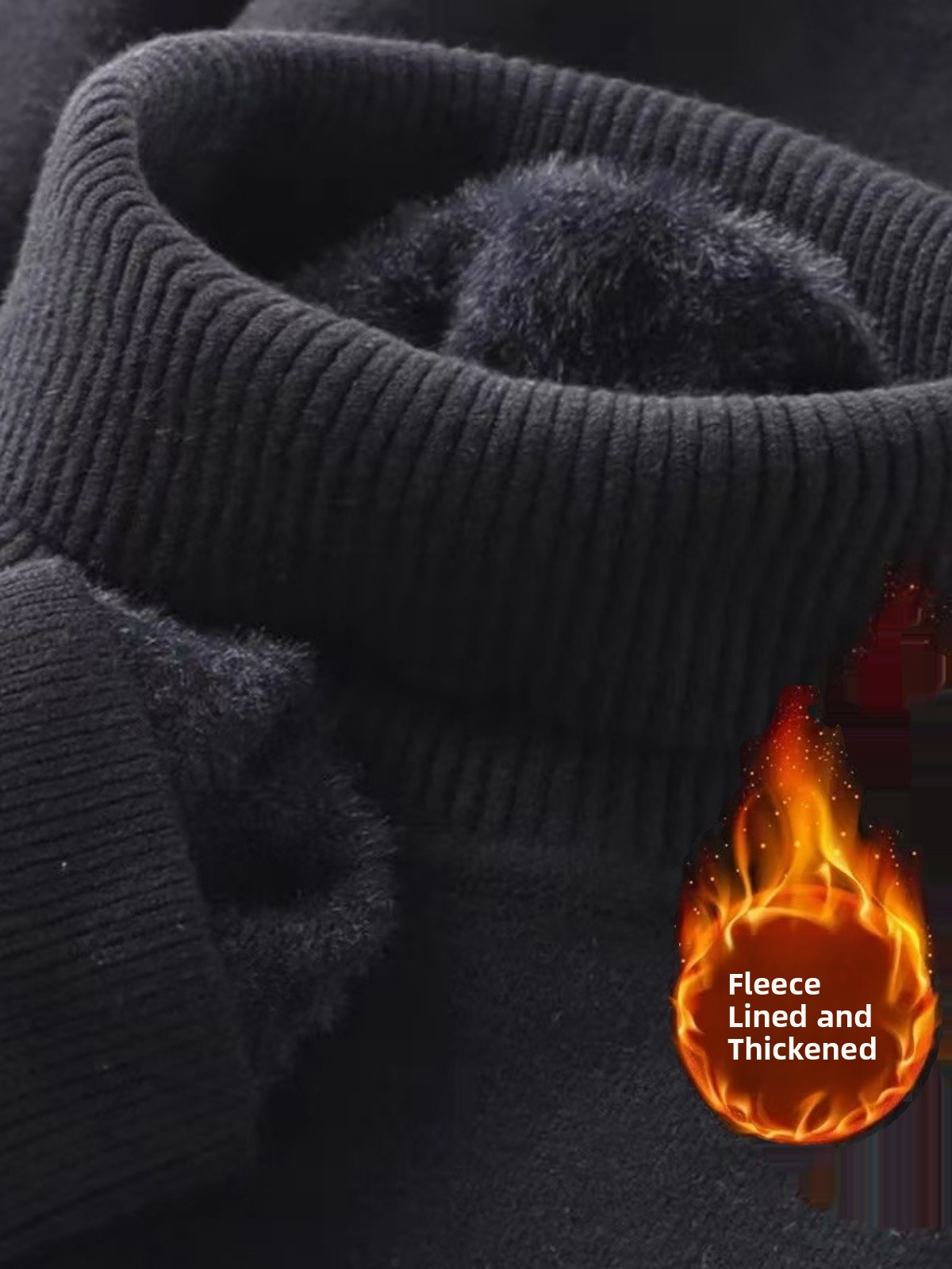 Thermal Long John - Men's Fleece Lined High Collar One-Piece