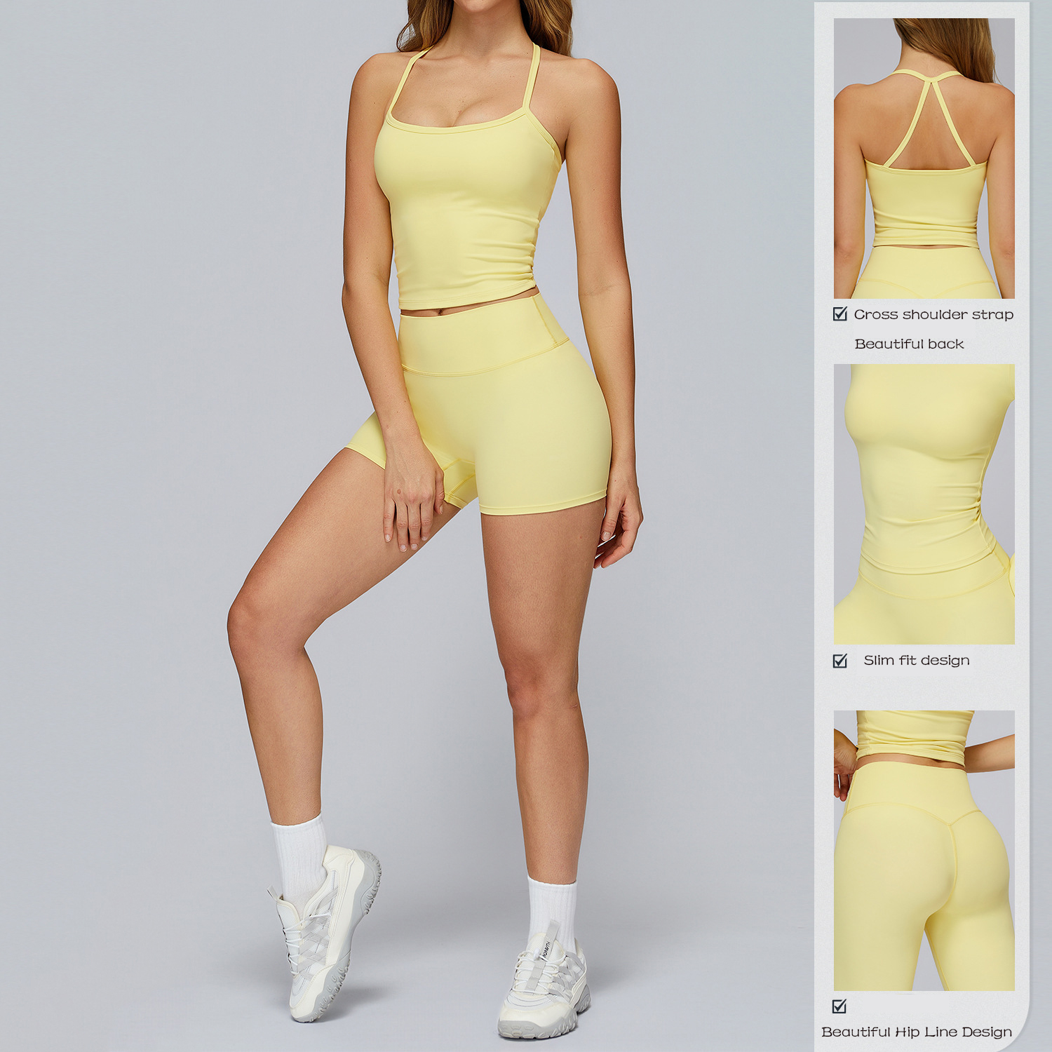 Workout Set 2PCS Seamless Yoga - đánh giá và giá Compression Long Pant