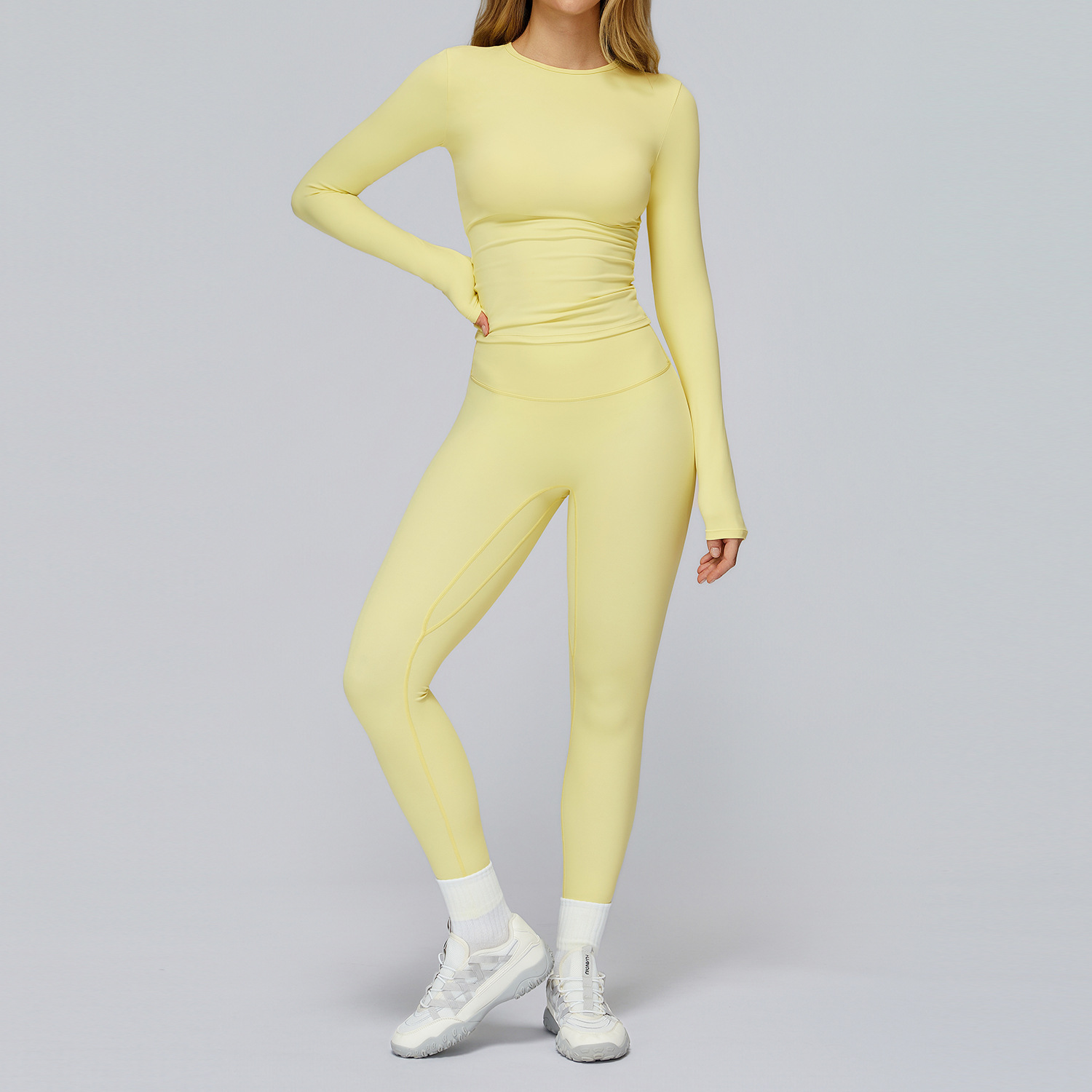 Workout Set 2PCS Seamless Yoga - đánh giá và giá Compression Long Pant