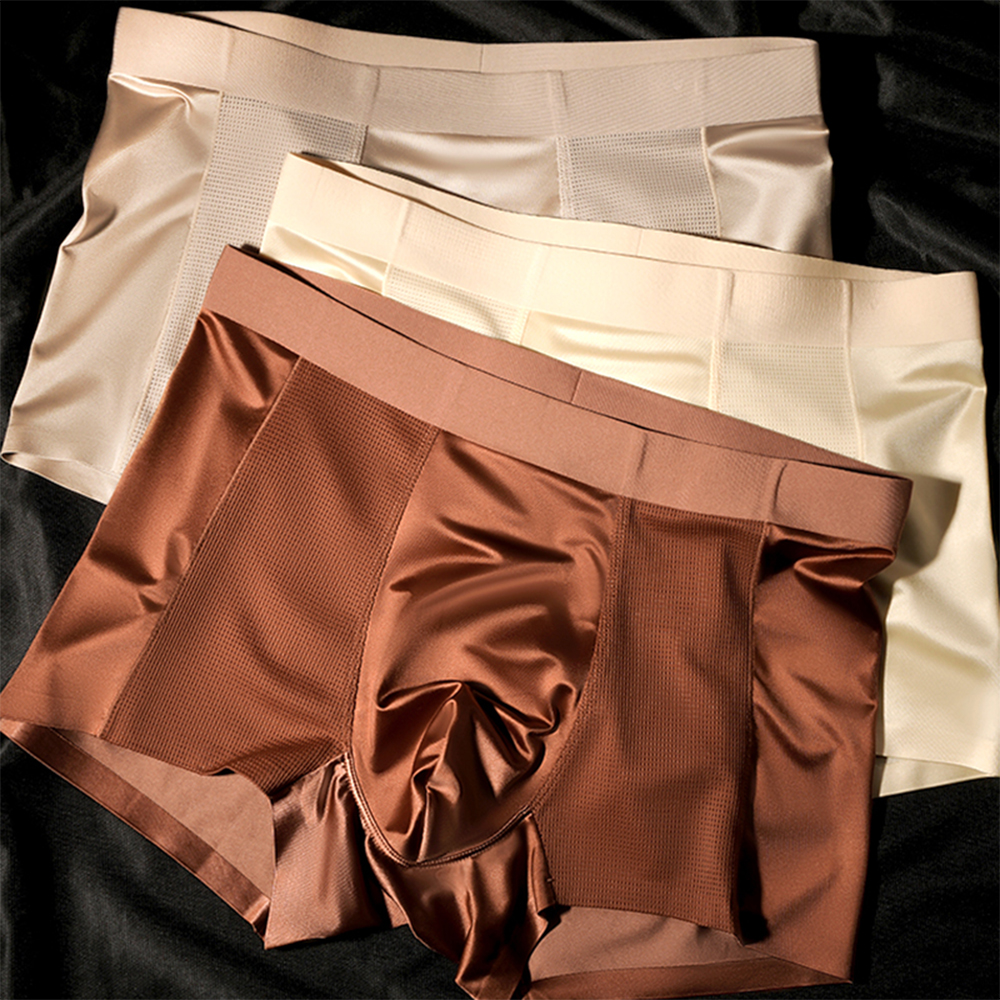 3PCS/Pack L-4XL Luxury Satin-l - đánh giá và giá Multi Pack Underwear