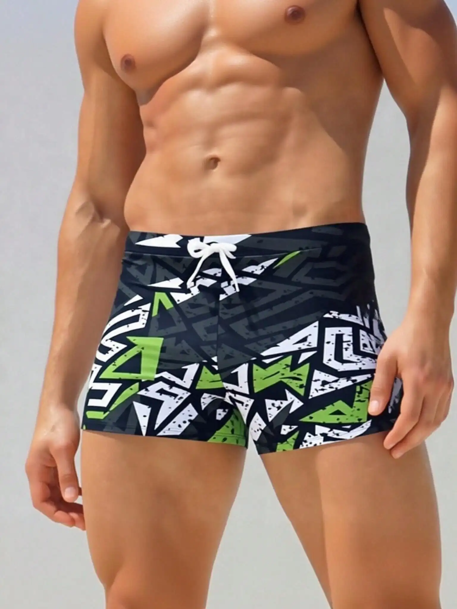 Men's Fashion Printed Pattern  - đánh giá và giá Bamboo Fiber Trunk