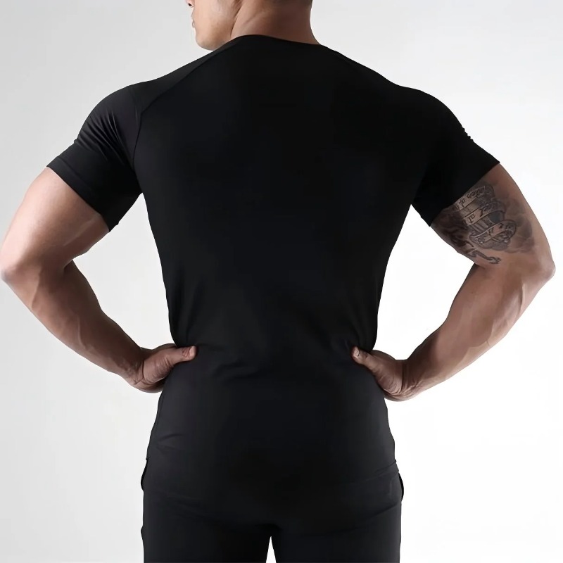 Men Quick Dry Compression Elas - đánh giá và giá T Shirt Tight Fit