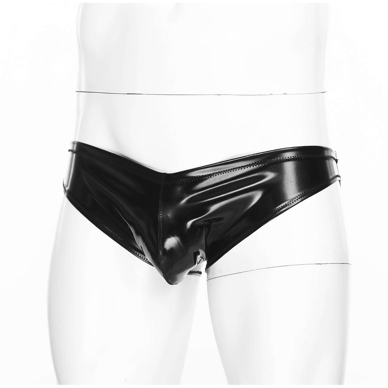 Mens Glossy Latex Briefs Paten - đánh giá và giá Pouch Boxer Pouch
