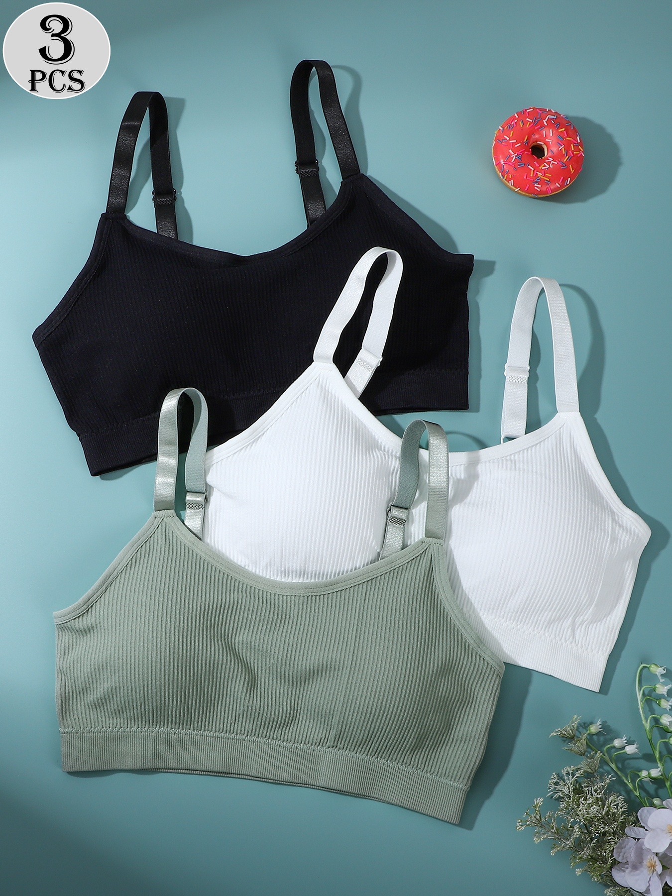 3-Pack - Women's Sports Bra -  - đánh giá và giá Multi Pack Underwear