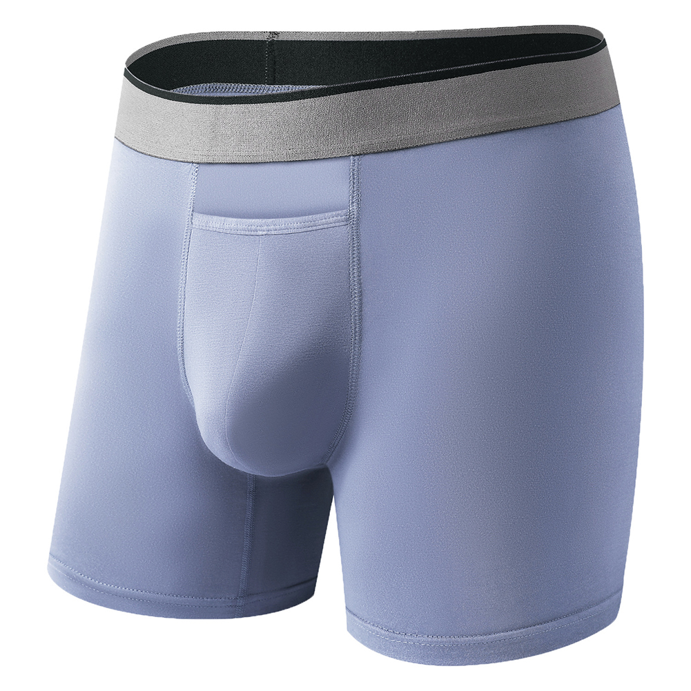 1pc Men Long Leg Shorts Soft U - đánh giá và giá Bamboo Fiber Trunk