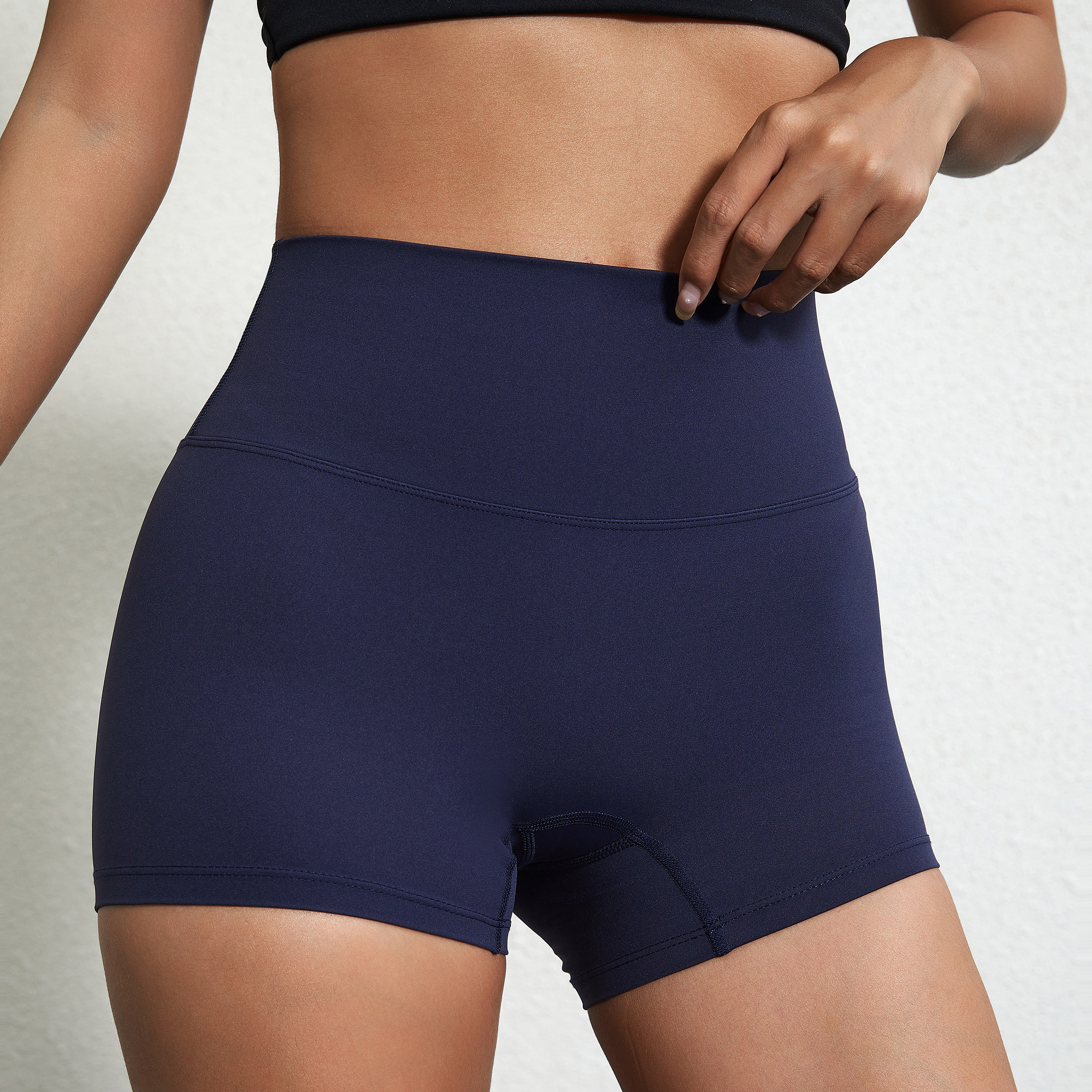 Sexy Solid Color High Waist Yo - đánh giá và giá Compression Shorts Athletes