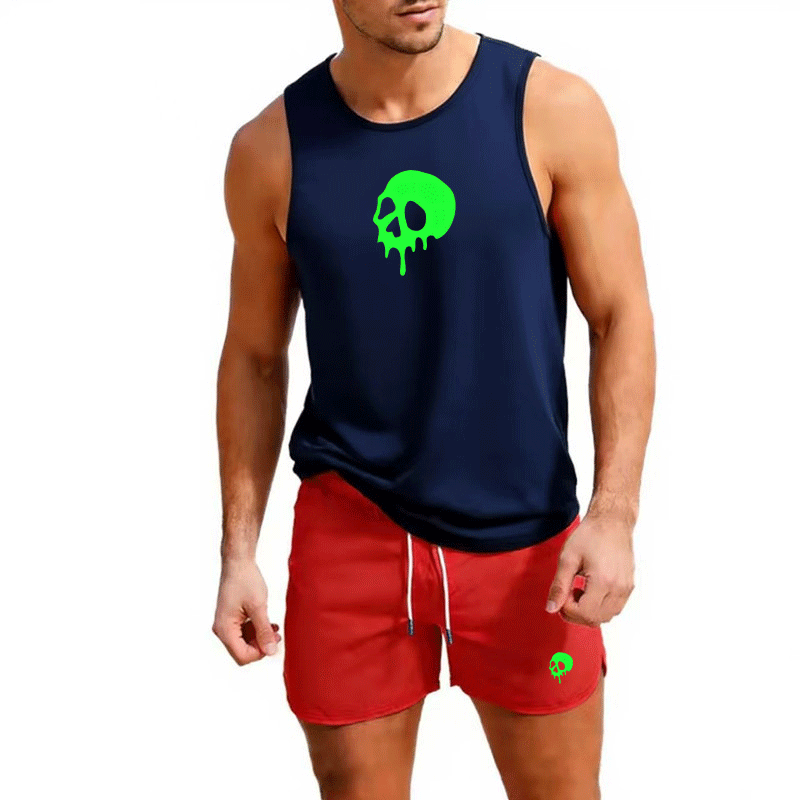 Fitness loose men tank top  sl - đánh giá và giá Sleeveless Undershirt
