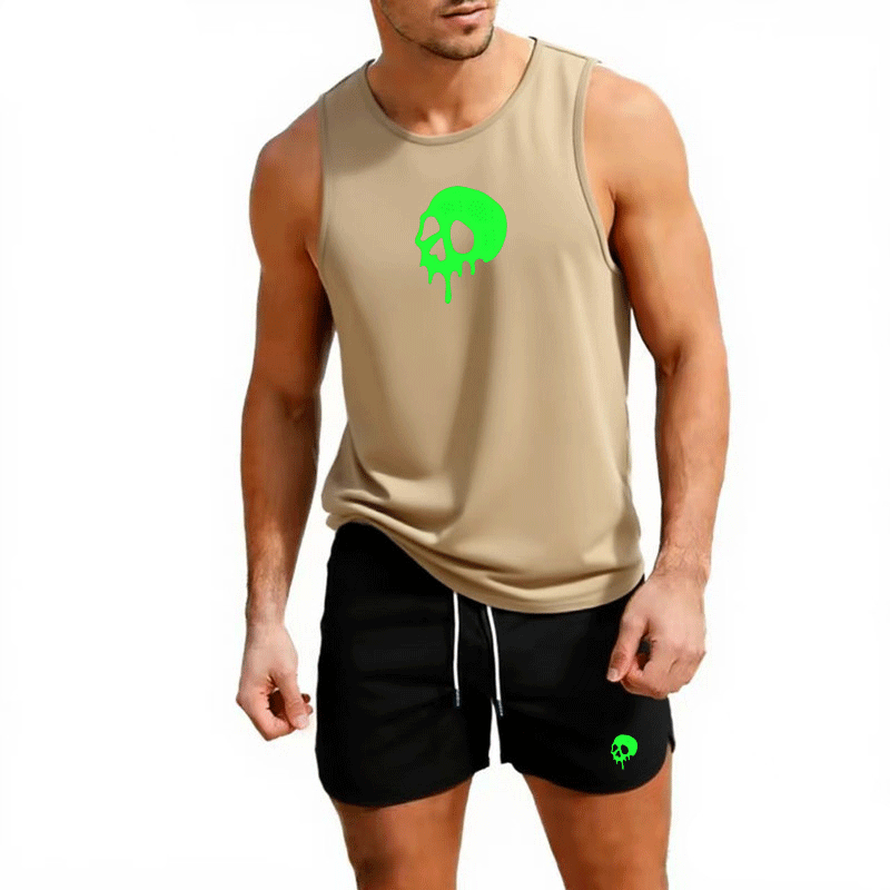 Fitness loose men tank top  sl - đánh giá và giá Sleeveless Undershirt