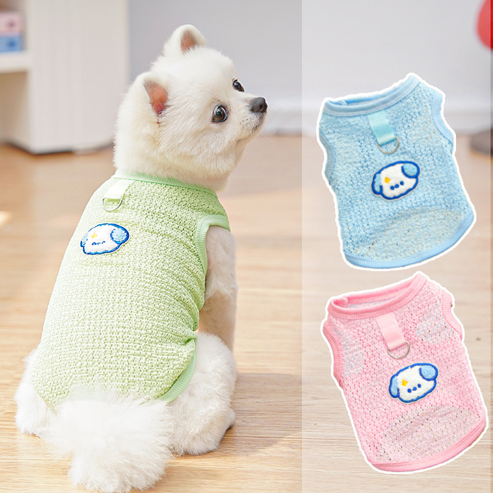 Cute Dog Cooling Vest Solid Br - đánh giá và giá Sleeveless Undershirt