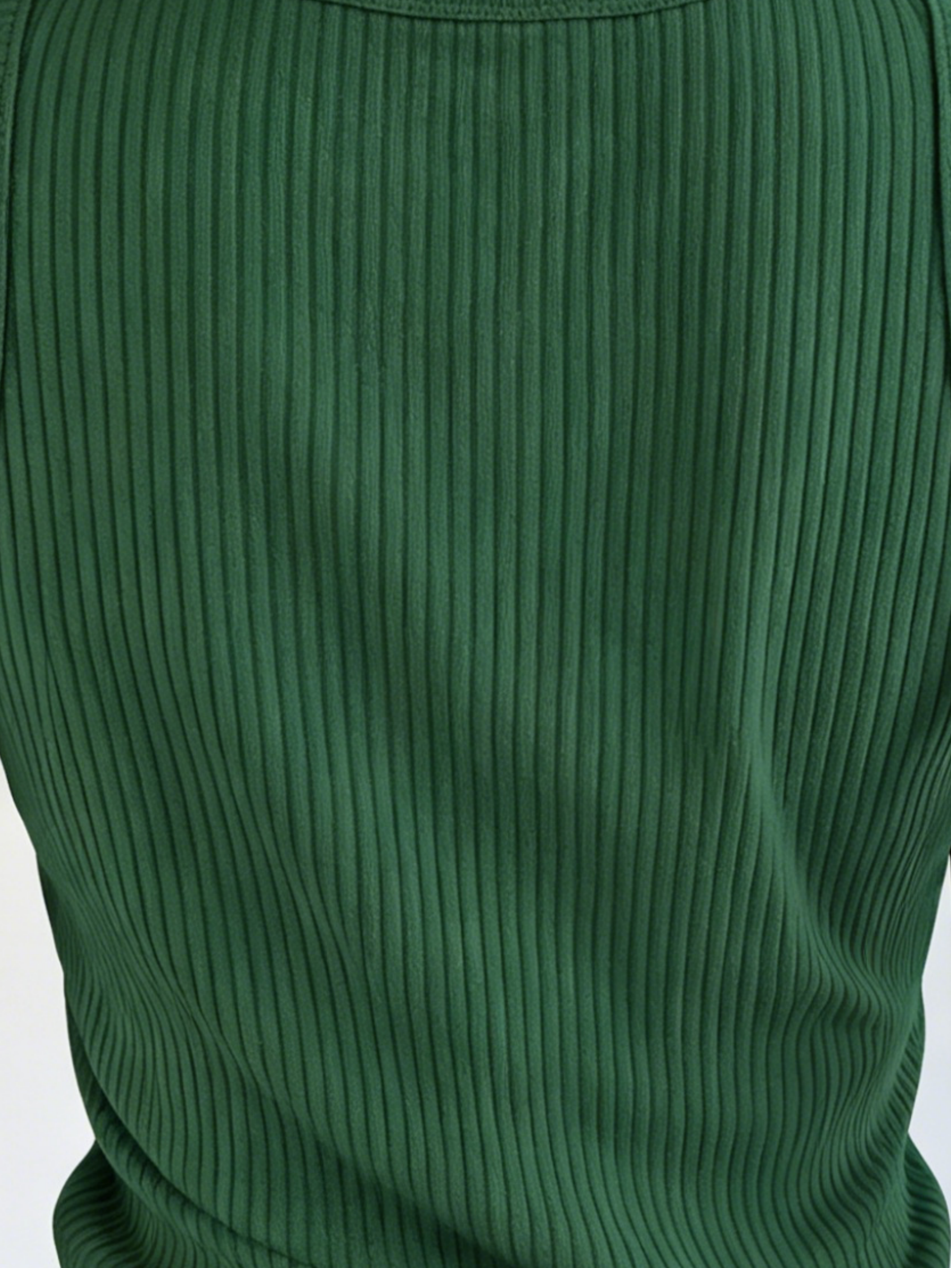Plus Size Women Green Ribbed K - đánh giá và giá Tank Top Ribbed