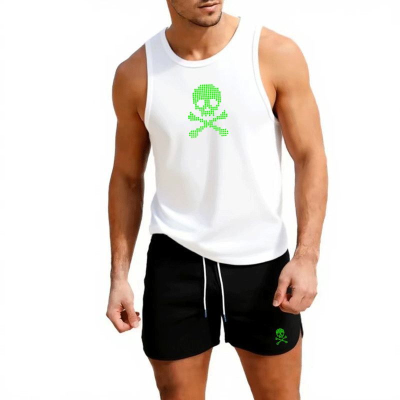 Fitness loose men tank top  sl - đánh giá và giá Sleeveless Undershirt
