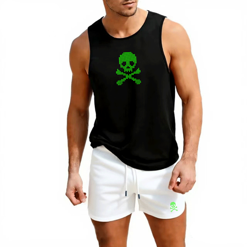 Fitness loose men tank top  sl - đánh giá và giá Sleeveless Undershirt
