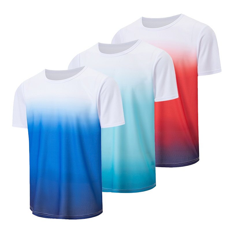 1/3 piece men's summer gradien - đánh giá và giá Undershirt Crew Neck